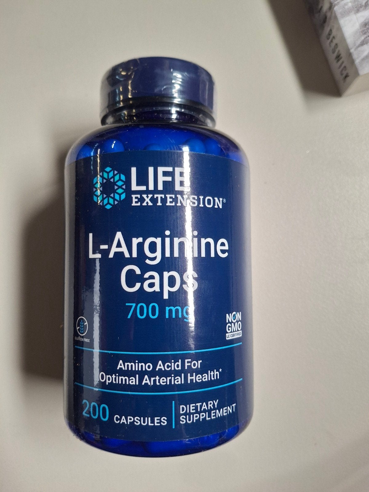 2x Life Extension L-Arginine Caps 700mg - 200 capsules, Poeder of Drank, Nieuw, Ophalen of Verzenden, Nvt