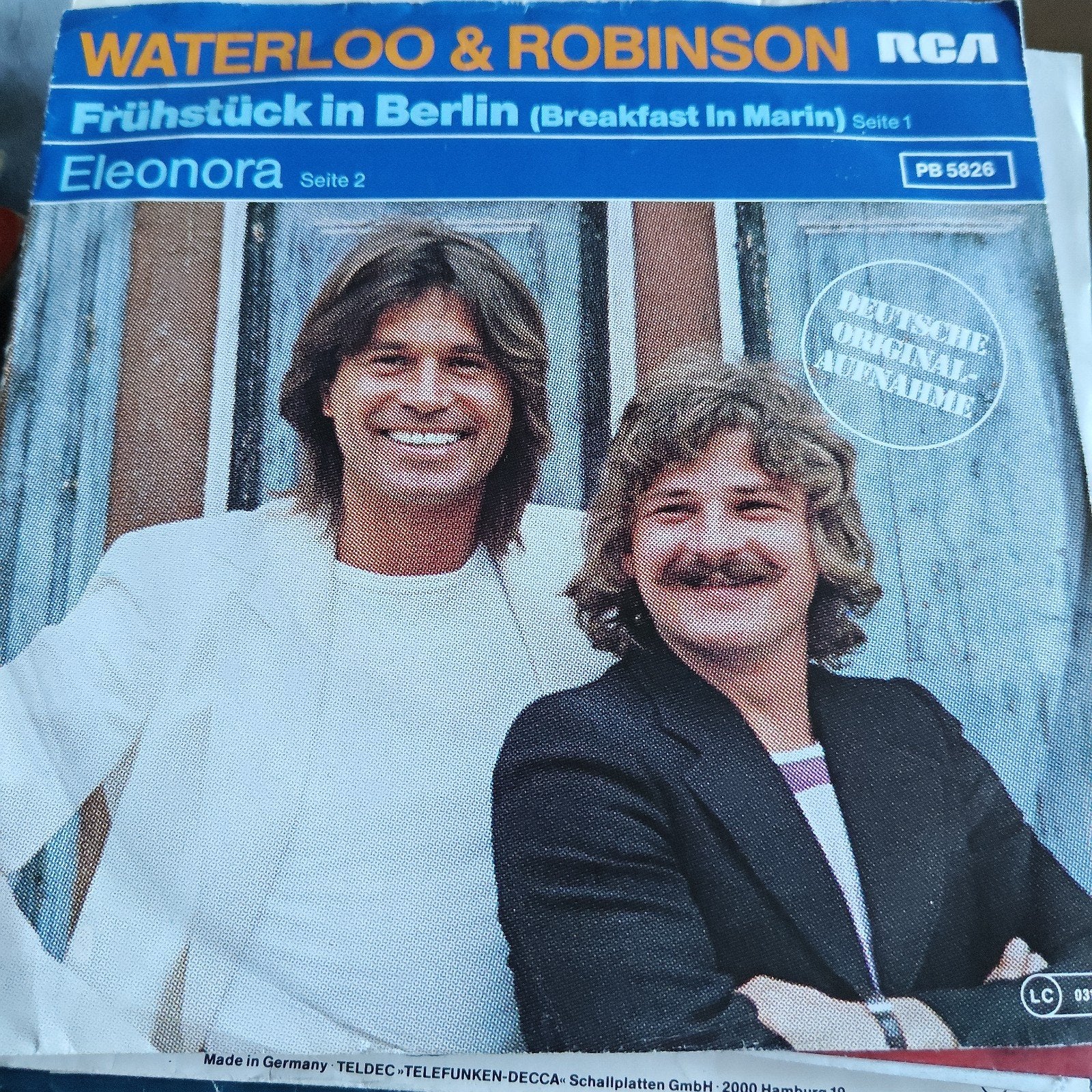 Waterloo & Robinson - Frühstück in Berlin (Single), Cd's en Dvd's, Gebruikt, 7 inch, EP, Schlager