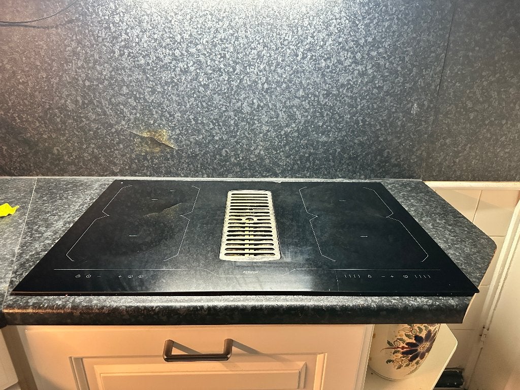 airforce aspira inductie kookplaat met afzuiging KOOPJE!!, Witgoed en Apparatuur, Ophalen, Gebruikt, 4 kookzones, Inbouw