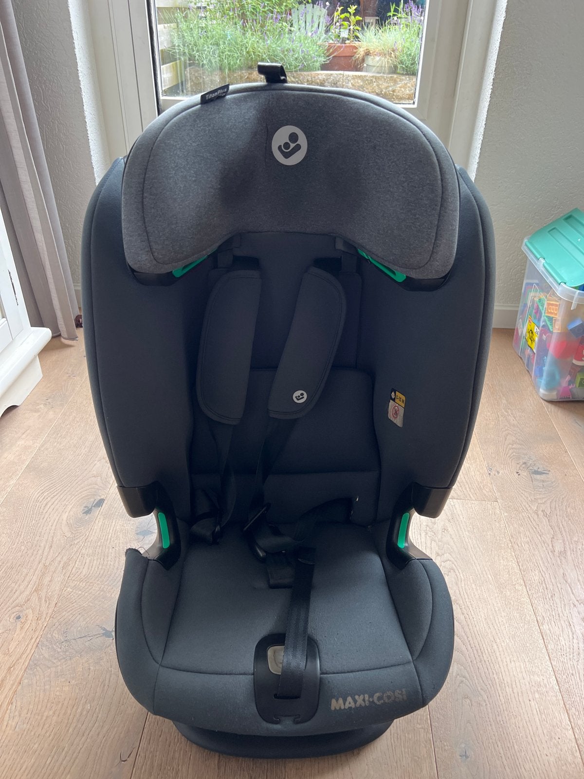 Maxi-Cosi Titan Plus i-Size autostoel met Isofix base, Ophalen, Zijbescherming, Zo goed als nieuw, 9 t/m 36 kg