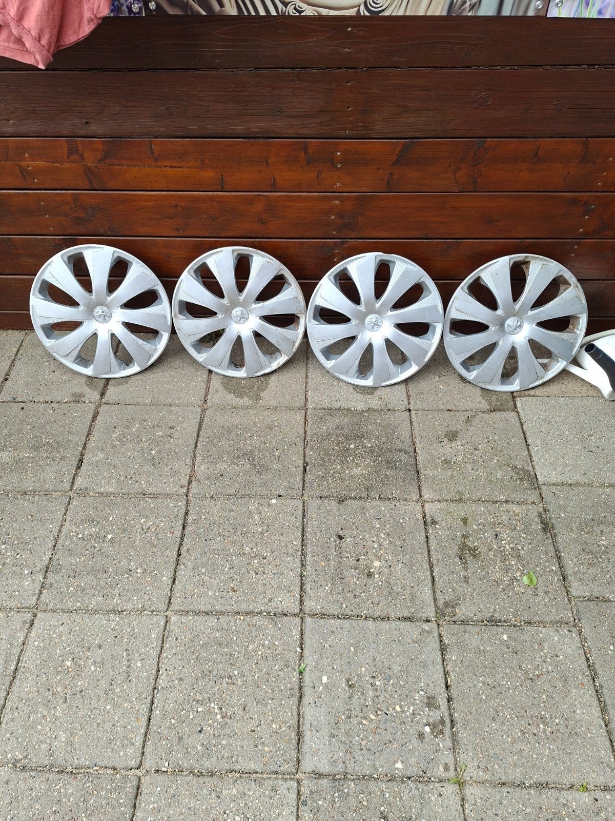 Te Koop 4 Peugeot wiel doppen 14 inch., Ophalen of Verzenden