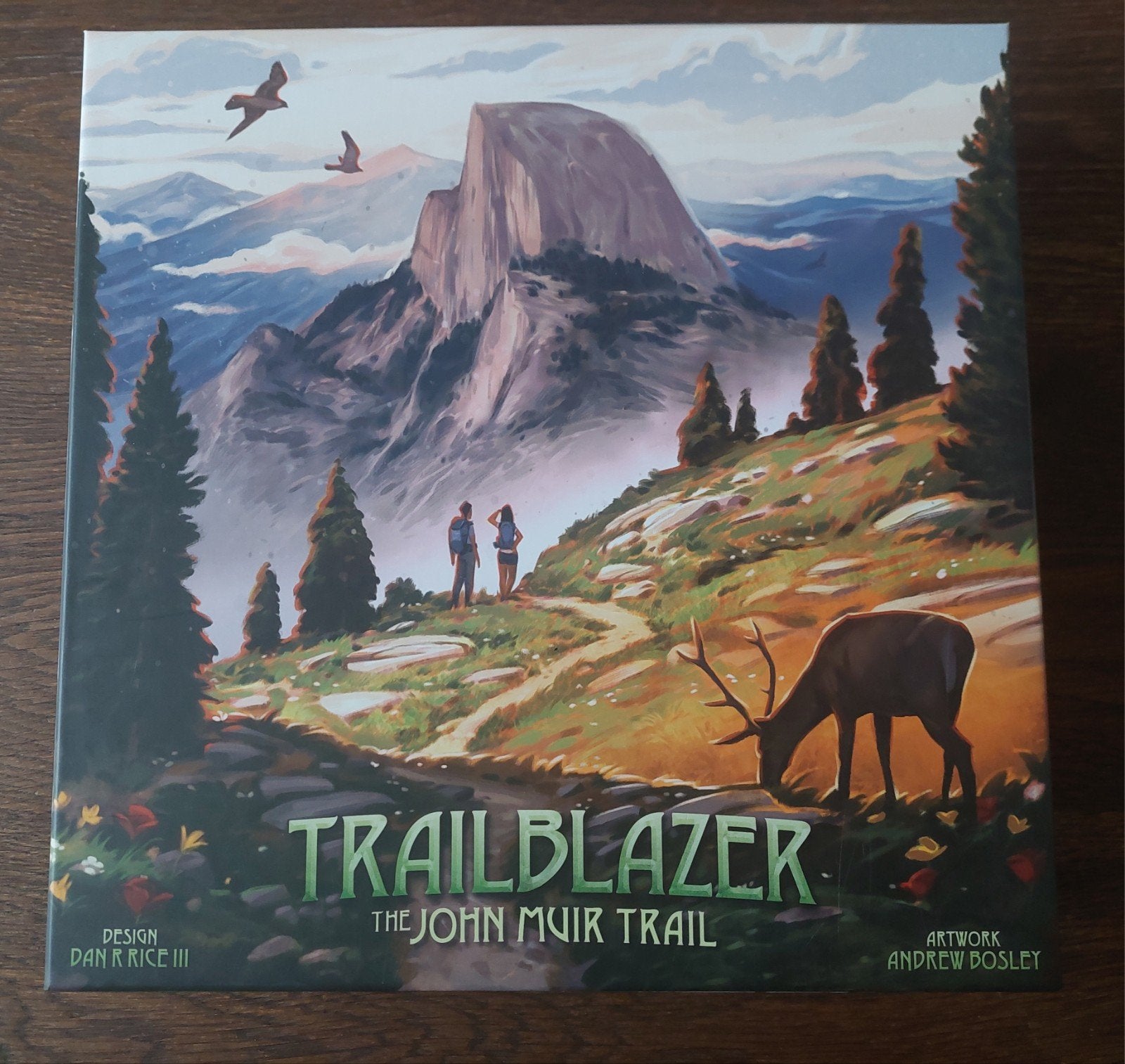 Trailblazer: The John Muir Trail - Kickstarter Editie, Een of twee spelers, Ophalen of Verzenden, Zo goed als nieuw, Mariposa Games