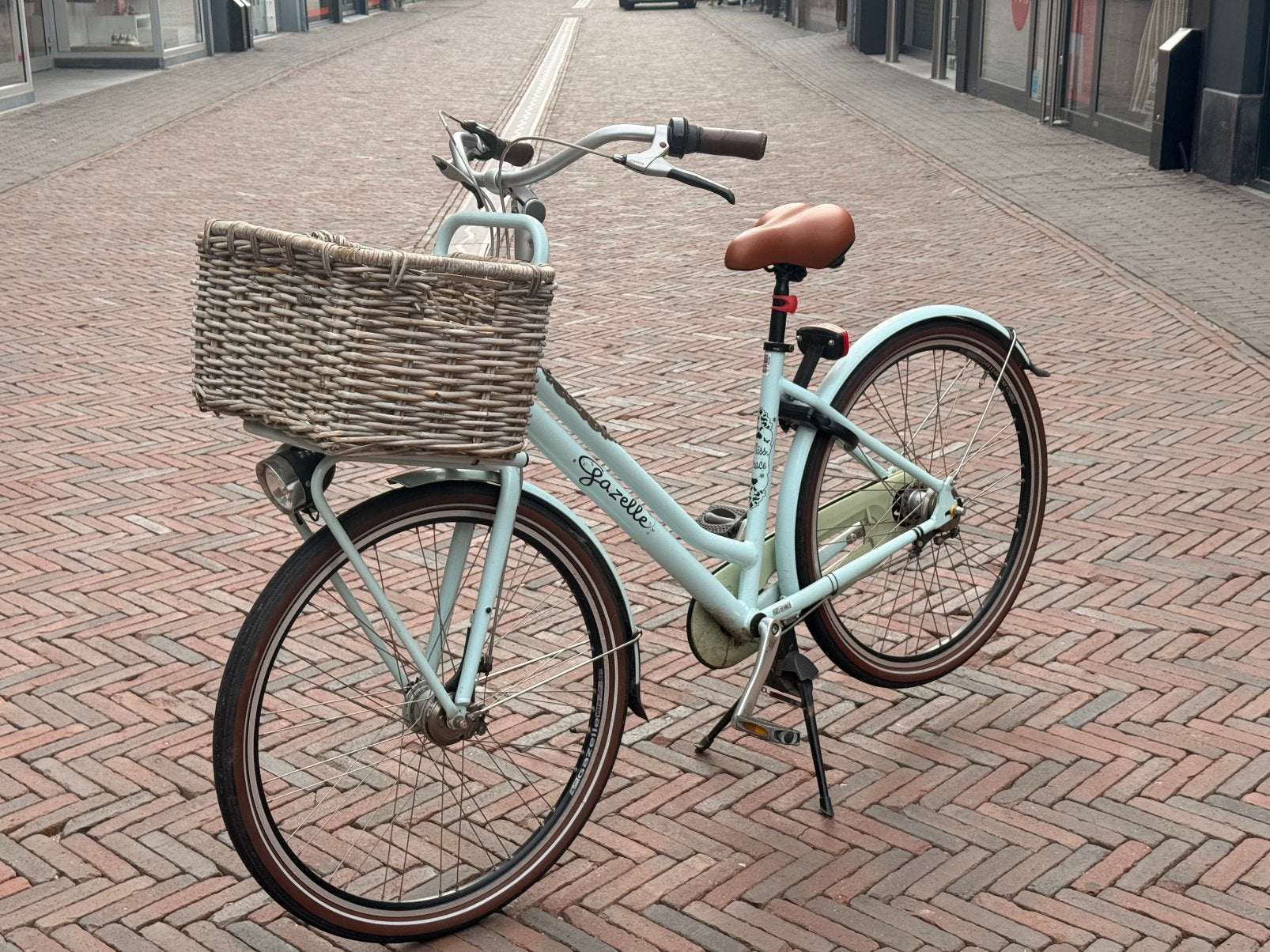 Gazelle Miss Grace damesfiets ‼️MOET WEG‼️, Ophalen, Velgrem, Zo goed als nieuw, Mandje