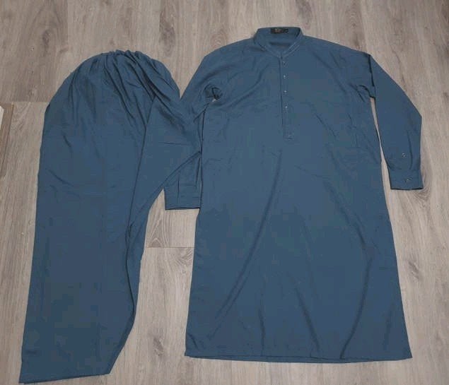 Heren indiase Kurta Pyjama Set  een keer gedragen Maat S, Ophalen of Verzenden, Zo goed als nieuw, MTJ Tariq Jamil