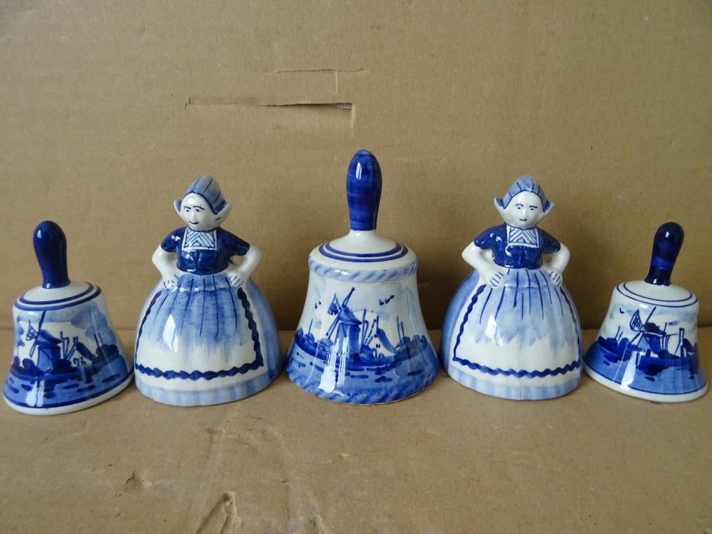 Collectie Delfts blauwe bellen Delfts Holland zonder klepels, Antiek en Kunst, Ophalen of Verzenden