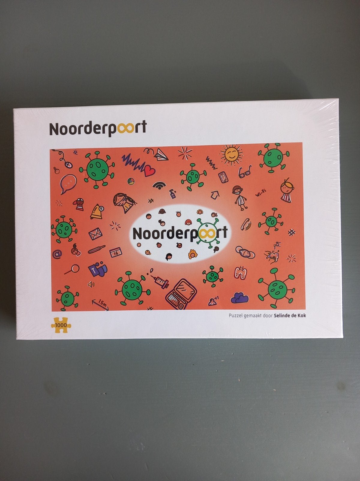 Noorderpoort puzzel 1000 stukjes - nieuw in plastic, Ophalen of Verzenden, 500 t/m 1500 stukjes, Nieuw