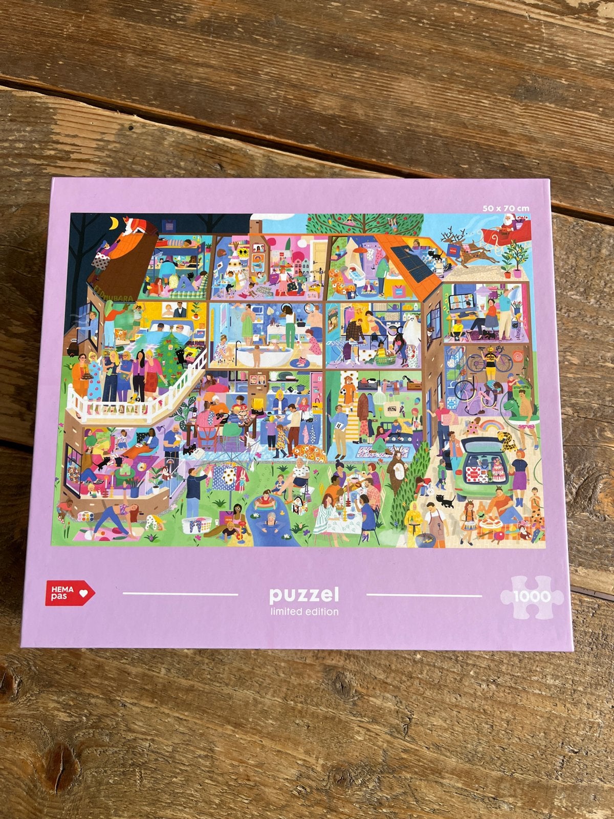 HEMA Limited Edition Puzzel 1000 stukjes, Ophalen of Verzenden, 500 t/m 1500 stukjes, Zo goed als nieuw, Legpuzzel