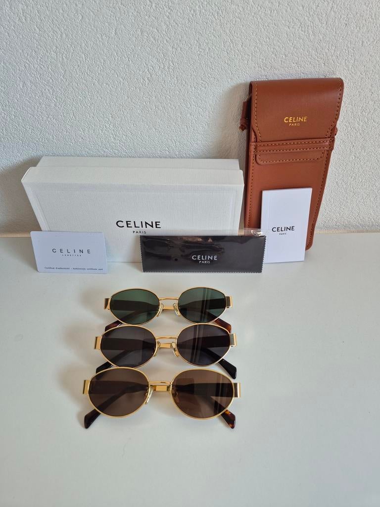 Celine Triomphe zonnebril, Verzenden, Nieuw, Bruin, Overige merken