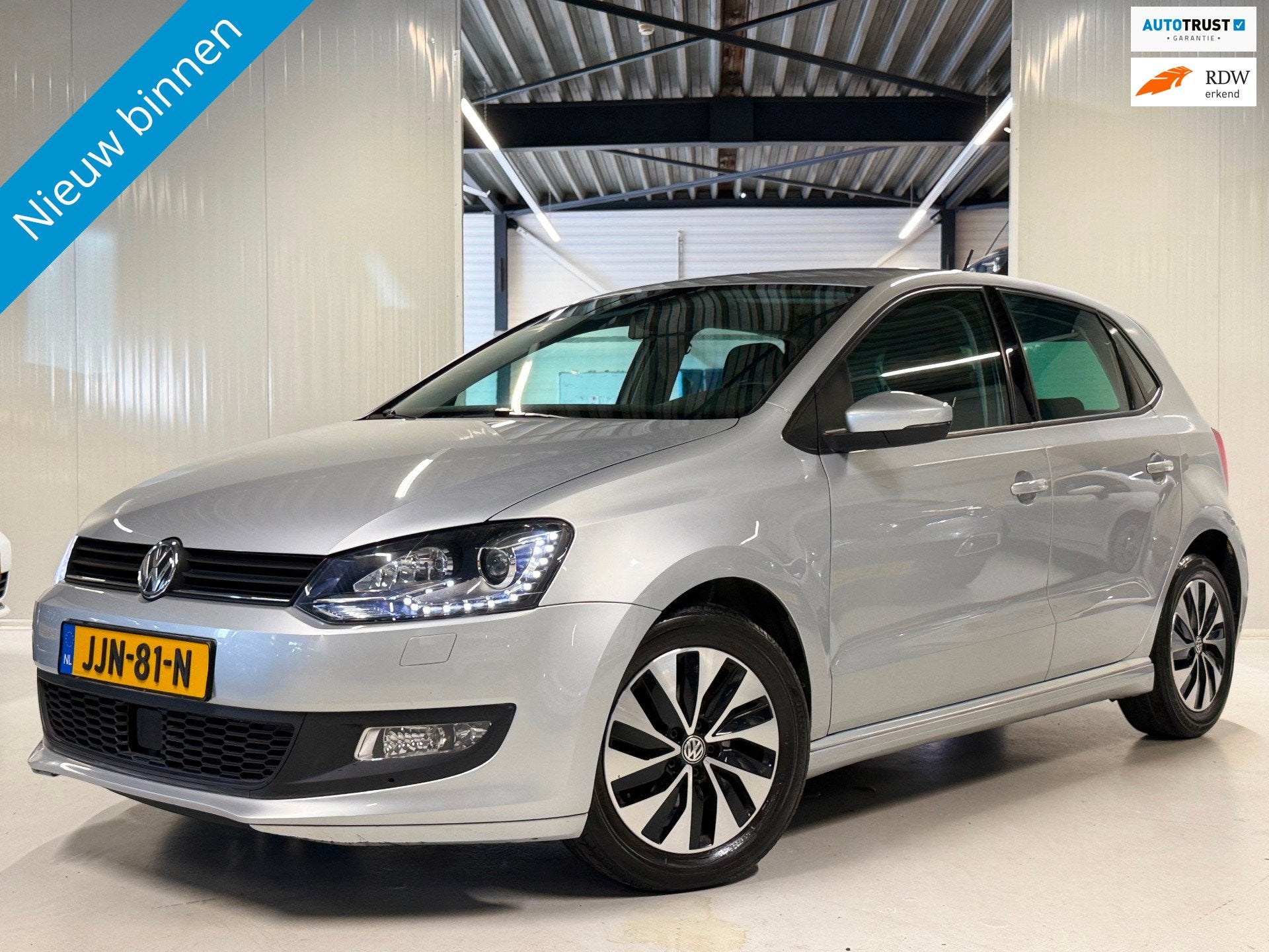 Volkswagen POLO 1.0 TSI 95PK 2017|Airco|Adaptive cruise cont, Voorwielaandrijving, Stof, Gebruikt, 95 pk