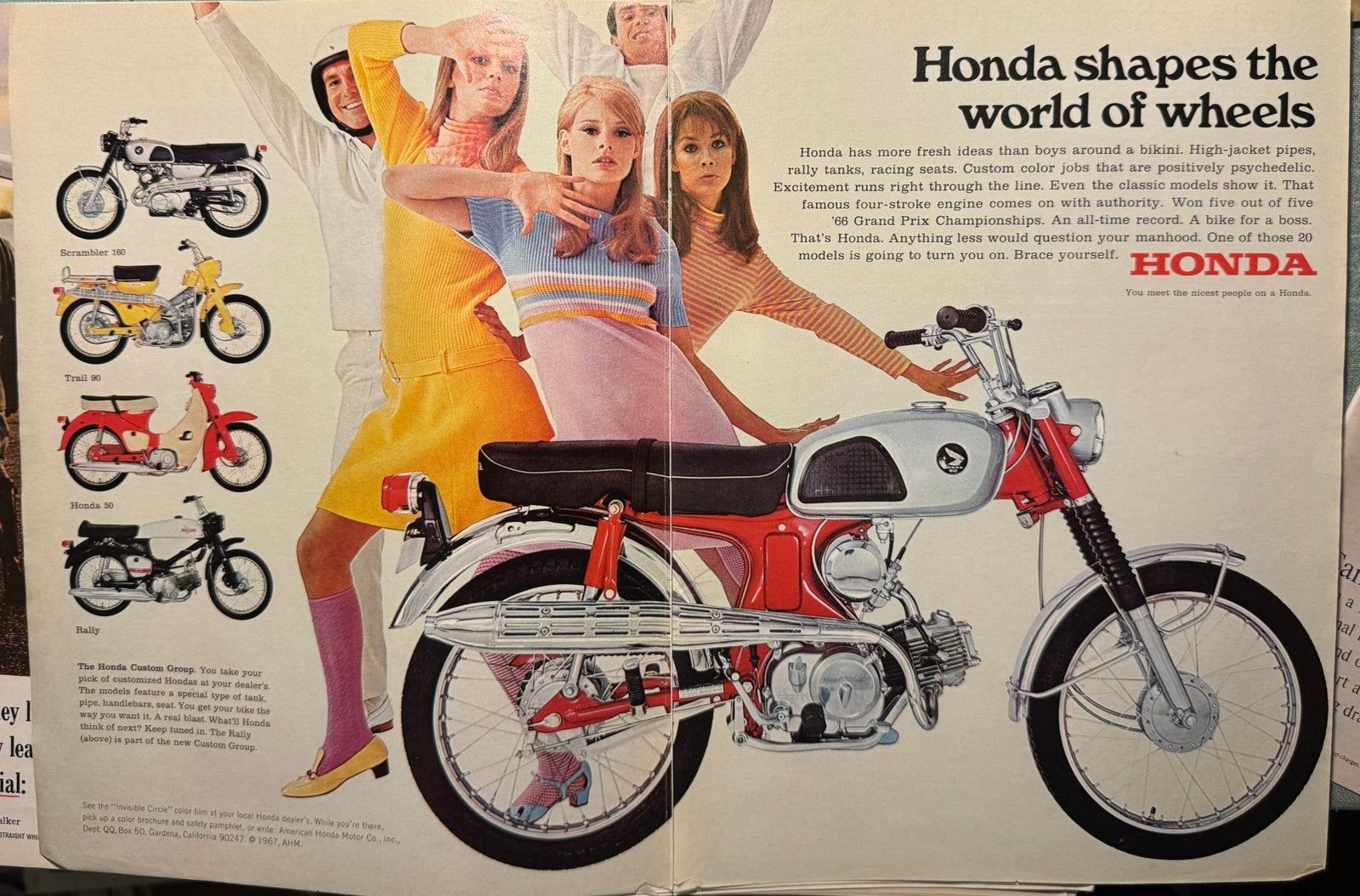 Advertentie 1967 Honda S90, Verzenden, Zo goed als nieuw, Motoren