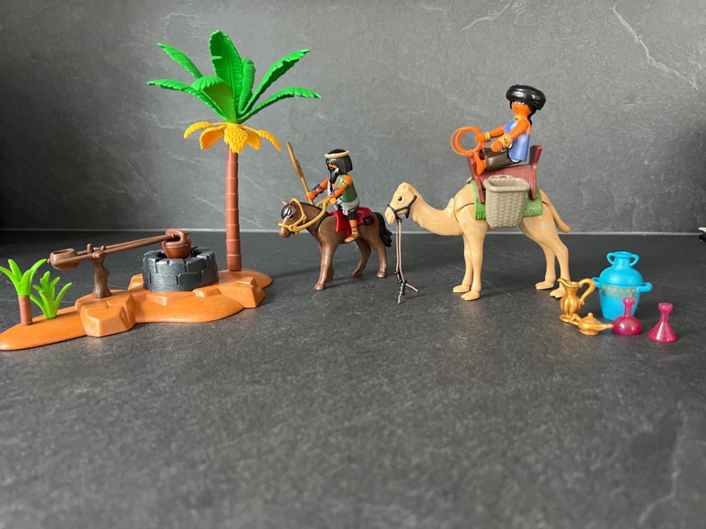 Playmobil Farao/Egypte Set met Kameel, Paard en Oase, Kinderen en Baby's, Speelgoed | Playmobil, Ophalen of Verzenden, Gebruikt