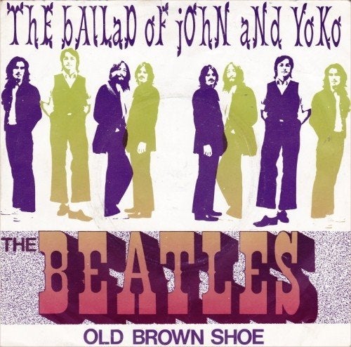Juke-Box Single (1969) The Beatles - The Ballad of John & Yo, Cd's en Dvd's, Gebruikt, 7 inch, Ophalen of Verzenden, Beschermende buitenhoes