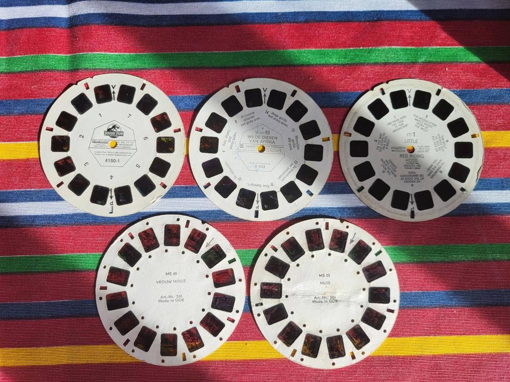 4 viewmaster reels (1 euro p.stuk), Ophalen of Verzenden, Gebruikt
