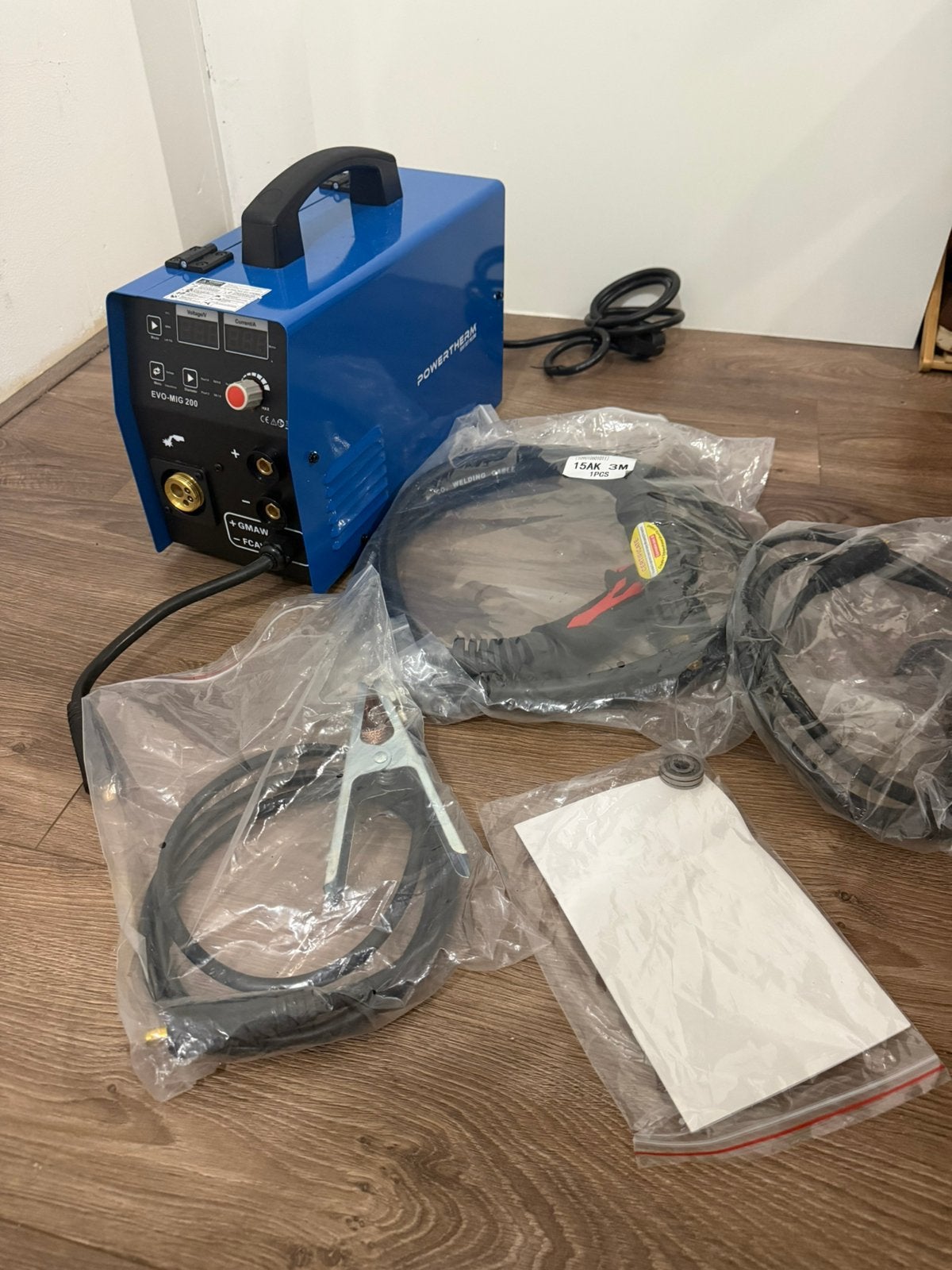 POWERTHERM EVO-MIG 200 LASAPPARAAT MIG/ MAG/ TIG/ MMA 200AMP, Ophalen, Nieuw, 150 tot 250 ampère