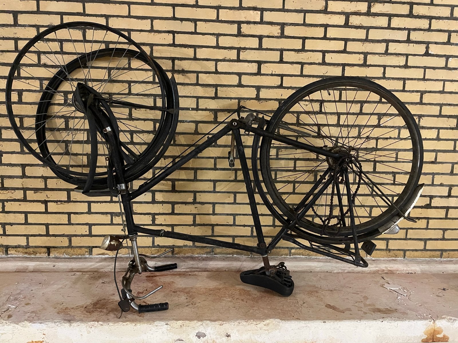 Oude Gazelle fiets voor onderdelen, Ophalen, Trommelrem, Jaren '50