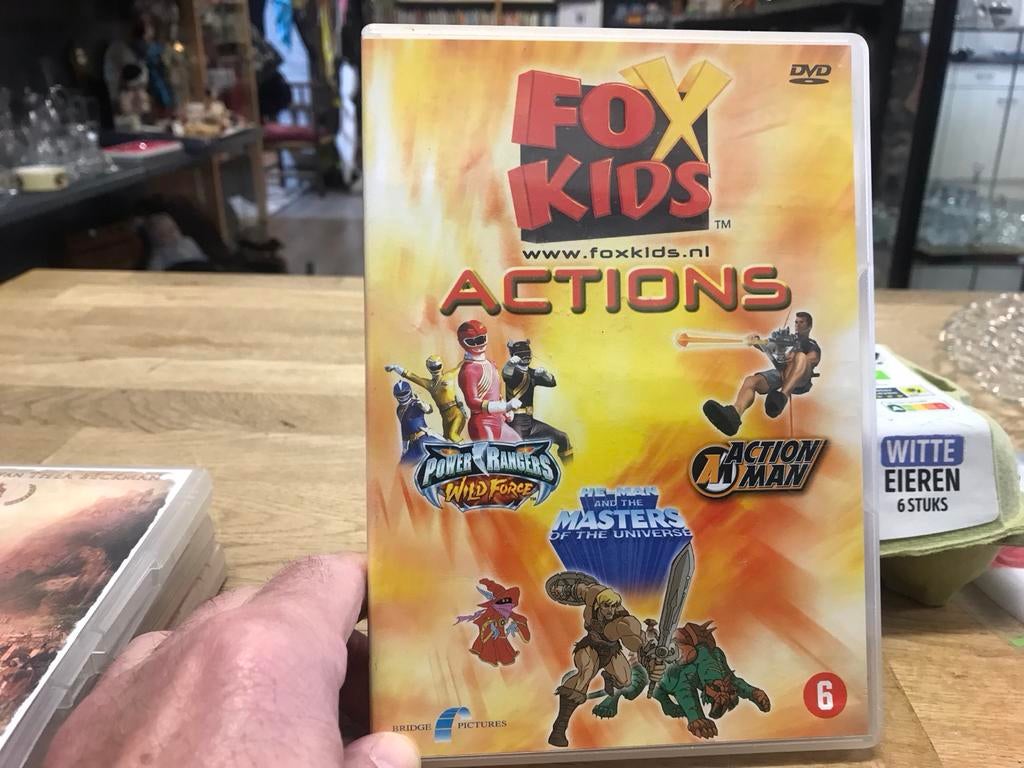 Fox Kids Actions DVD: Power Rangers, He-Man, Action Man, Cd's en Dvd's, Avontuur, Gebruikt, Verzenden, Vanaf 6 jaar