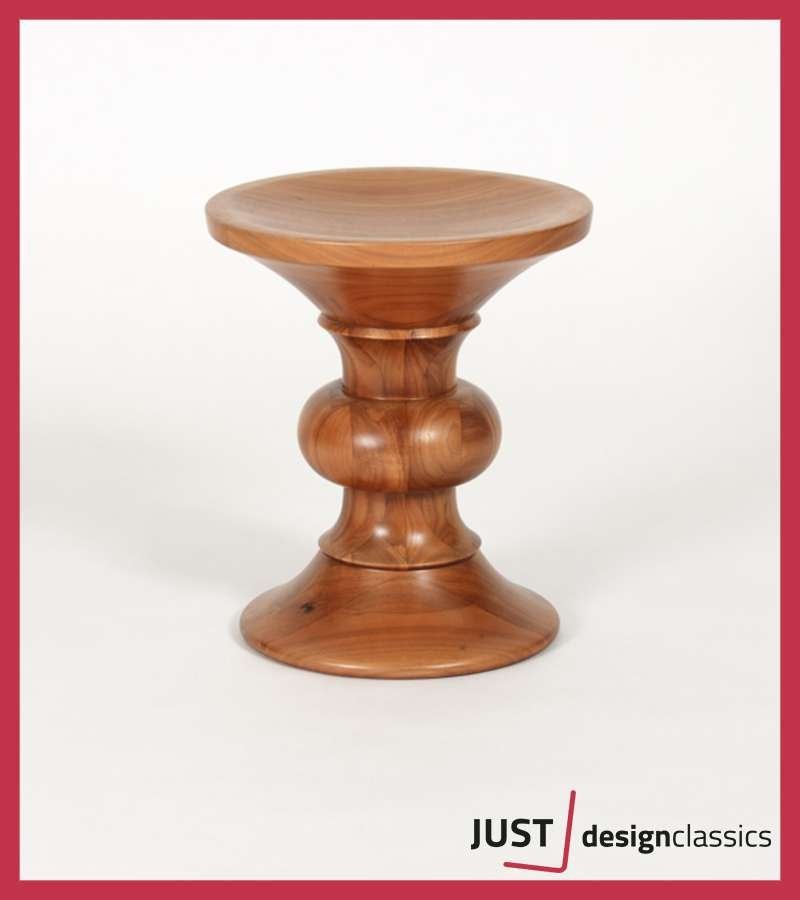 Vitra  Eames Stool Model B Massief Notenhout, Niet ingevuld, Niet ingevuld, Ophalen of Verzenden, Zo goed als nieuw