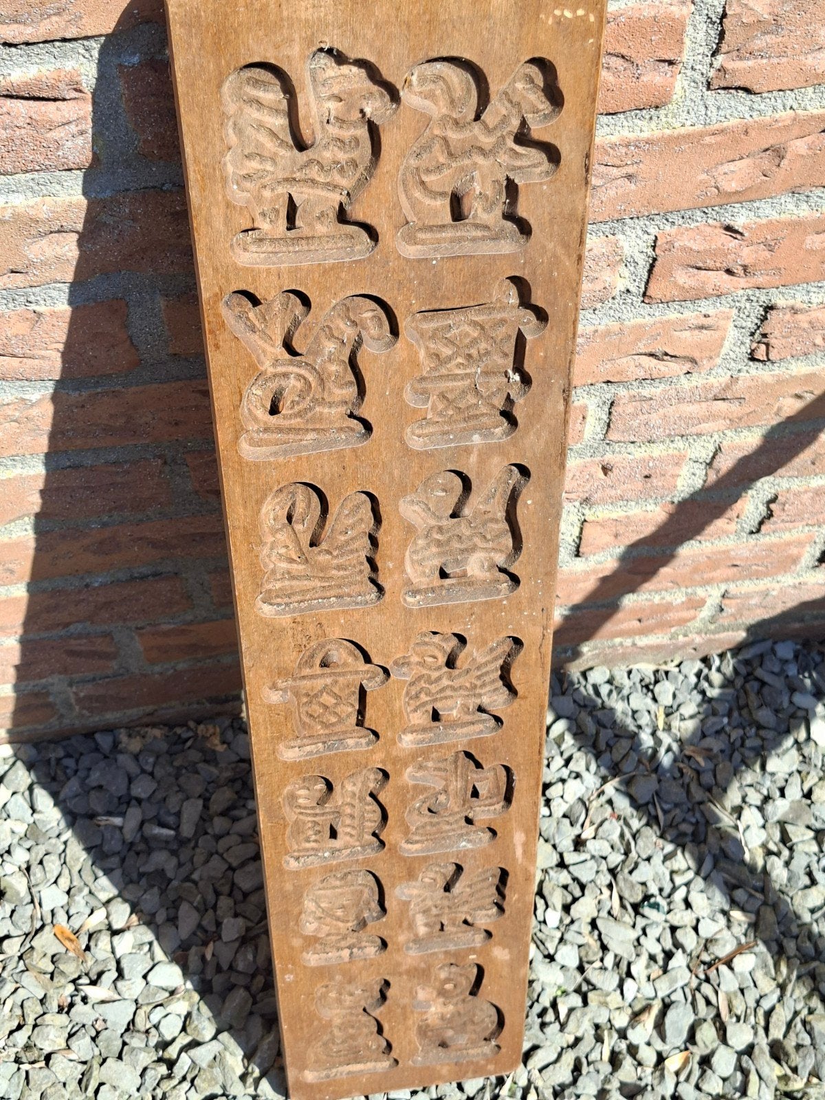 Antieke houten speculaas vorm, Ophalen of Verzenden
