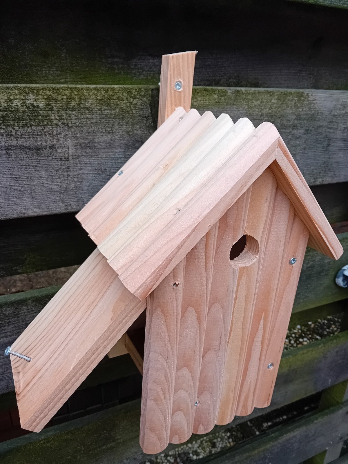 nestkast vogelhuis broedkast pimpelmees koolmees van douglas, Ophalen of Verzenden, Nieuw