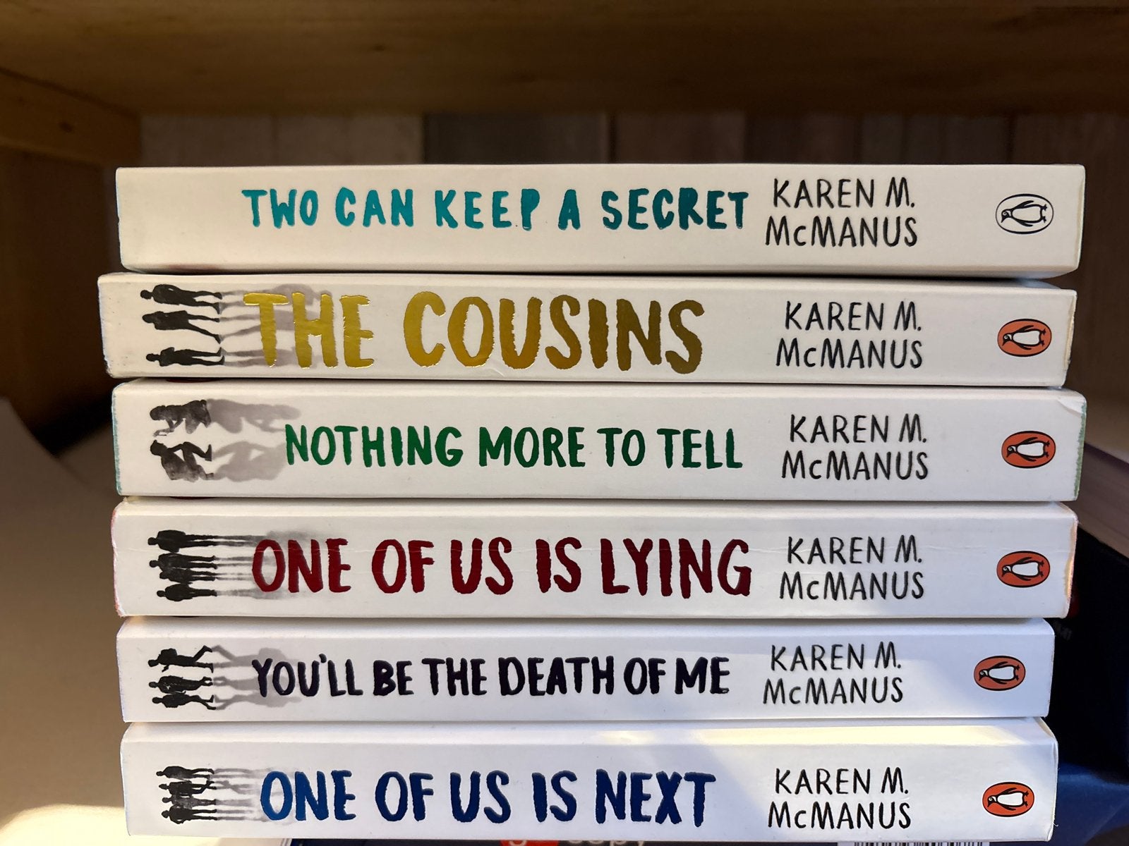 Boeken van Karen M. McManus - Set van 6, Ophalen of Verzenden, Zo goed als nieuw