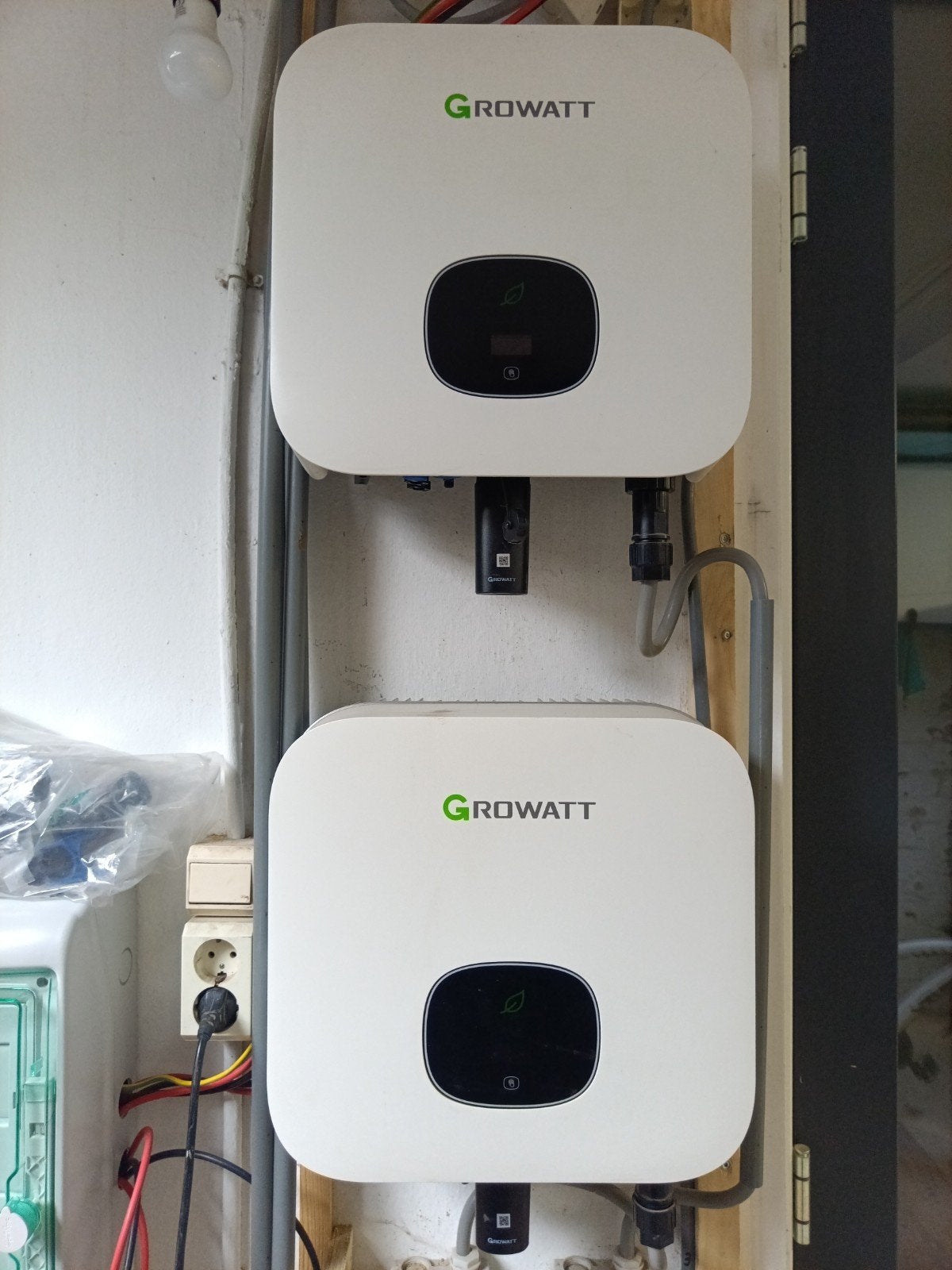 2x Growatt MIN3000 TL XH omvormers (3000W per stuk), Ophalen of Verzenden, Gebruikt, Overige typen
