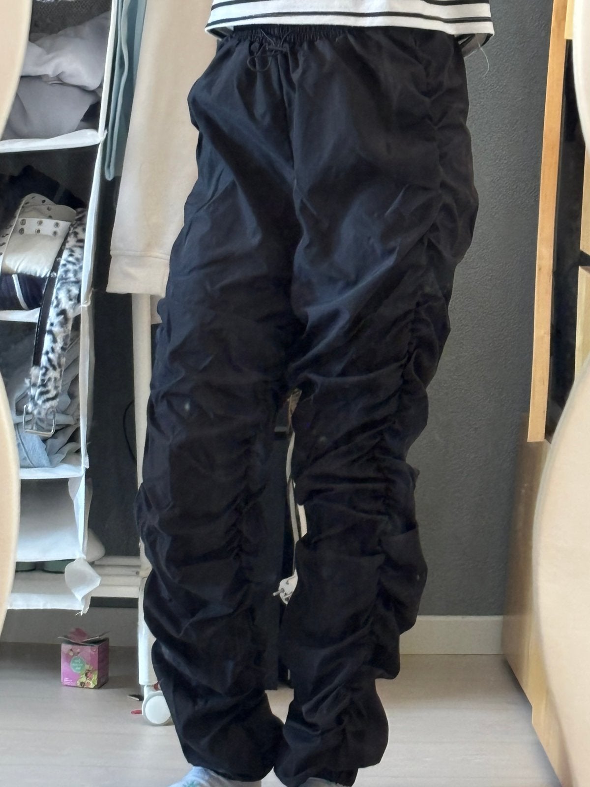 Parachute broek, Zwart, Nieuw, Ophalen of Verzenden, Maat 36 (S)