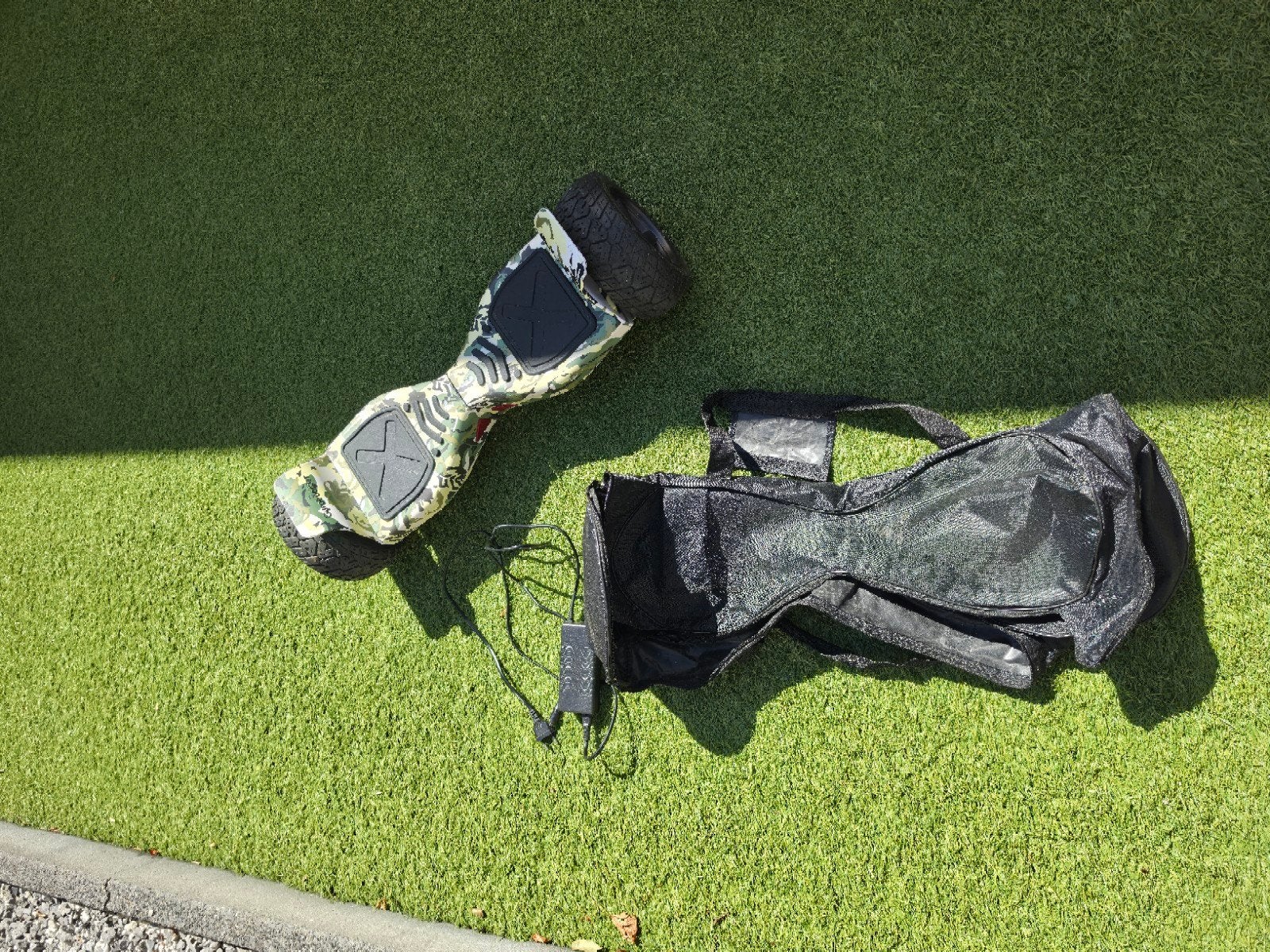 Offroad hoverboard amper gebruikt incl hoes en lader, Zo goed als nieuw