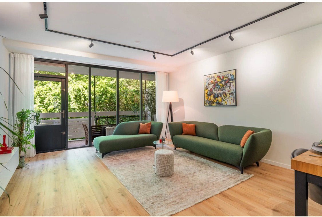 Roche Bobois Perle 3-zitsbank + Chaise Longue, Ophalen, Zo goed als nieuw, Tapijt
