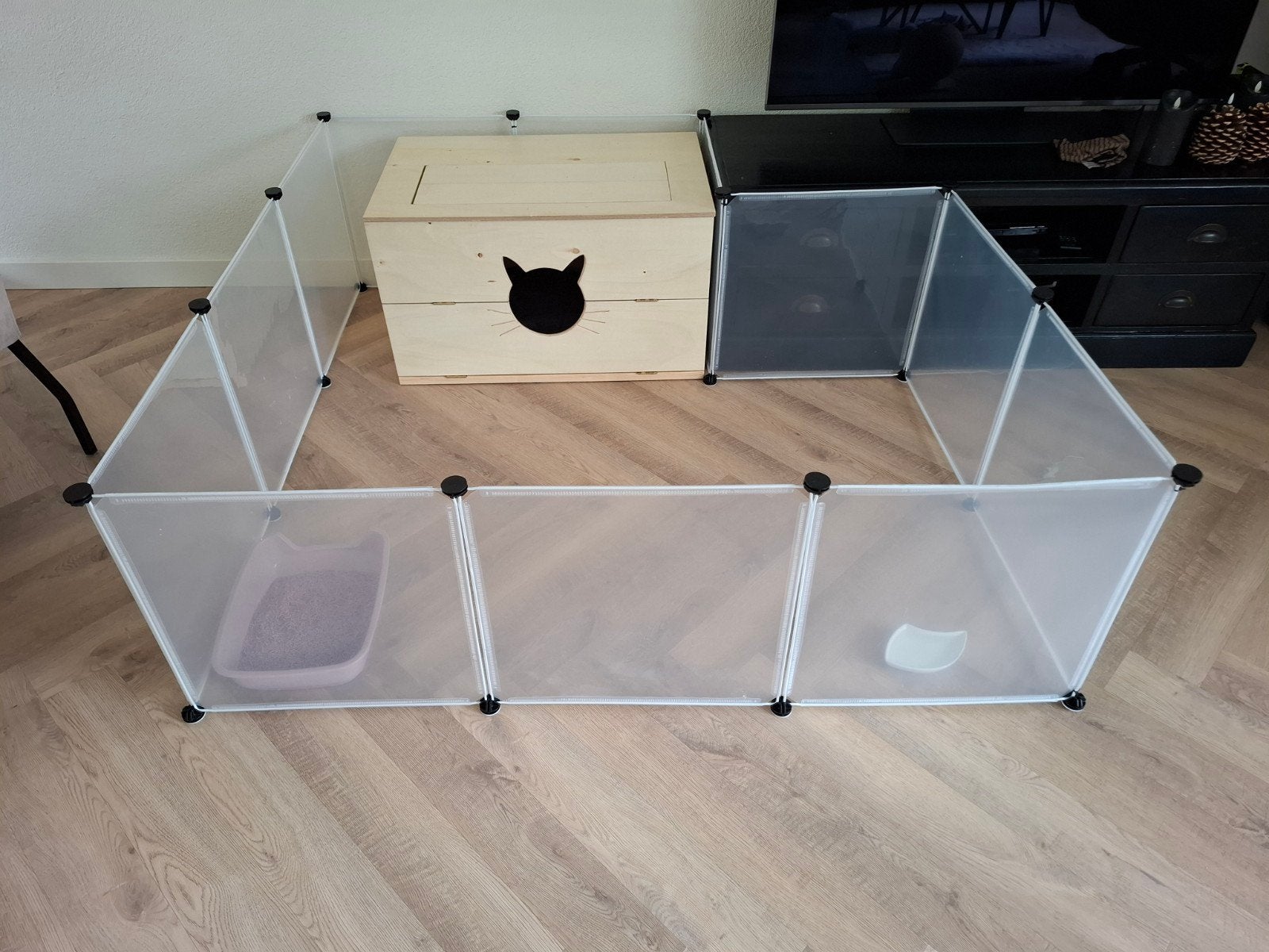 Kitten grondbox - kittenren, Ophalen of Verzenden