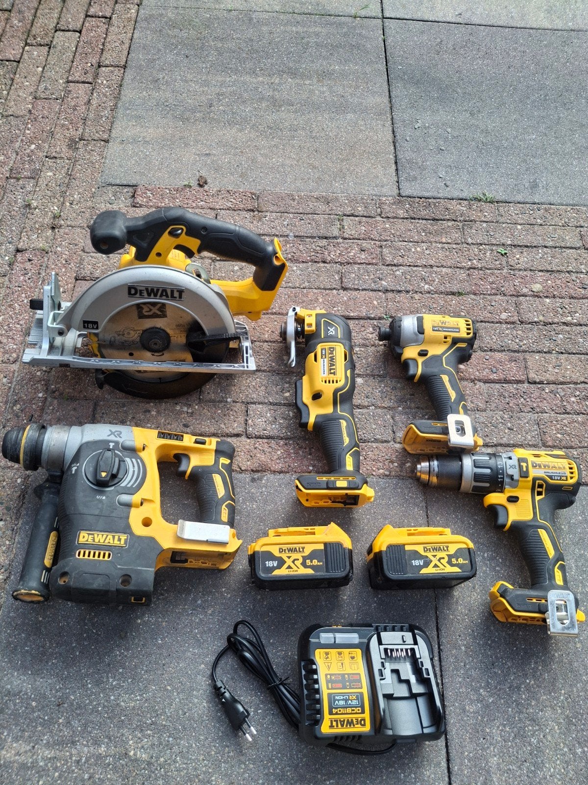 Dewalt set,, Ophalen of Verzenden, Gebruikt