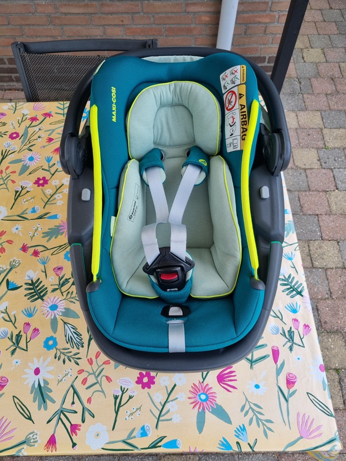 Maxi-Cosi Coral 360 autostoel, Ophalen, Autogordel of Isofix, Zo goed als nieuw, 0 t/m 13 kg
