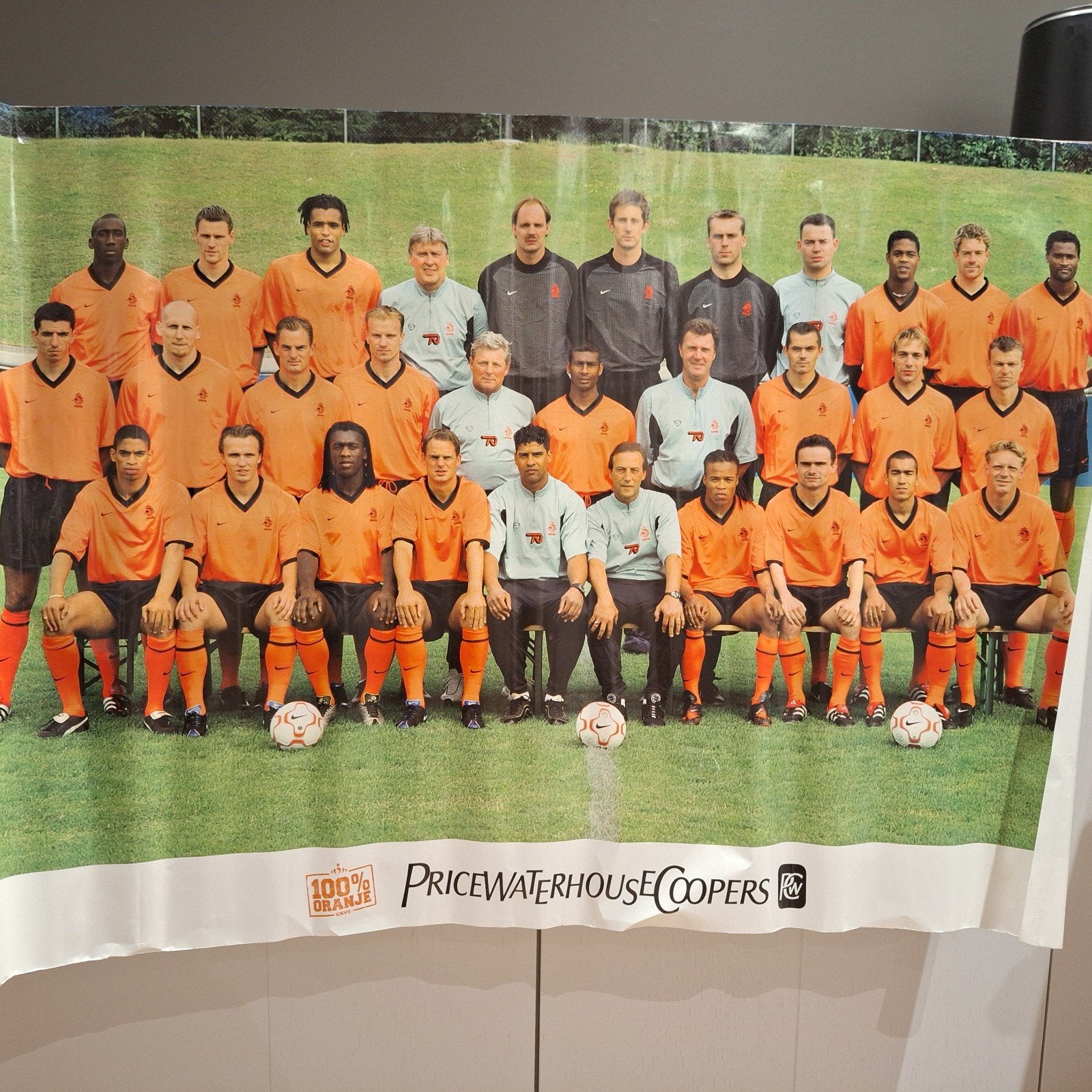 Poster nederlands elftal EK 2000, Verzamelen, Ophalen of Verzenden, Overige binnenlandse clubs, Poster, Plaatje of Sticker