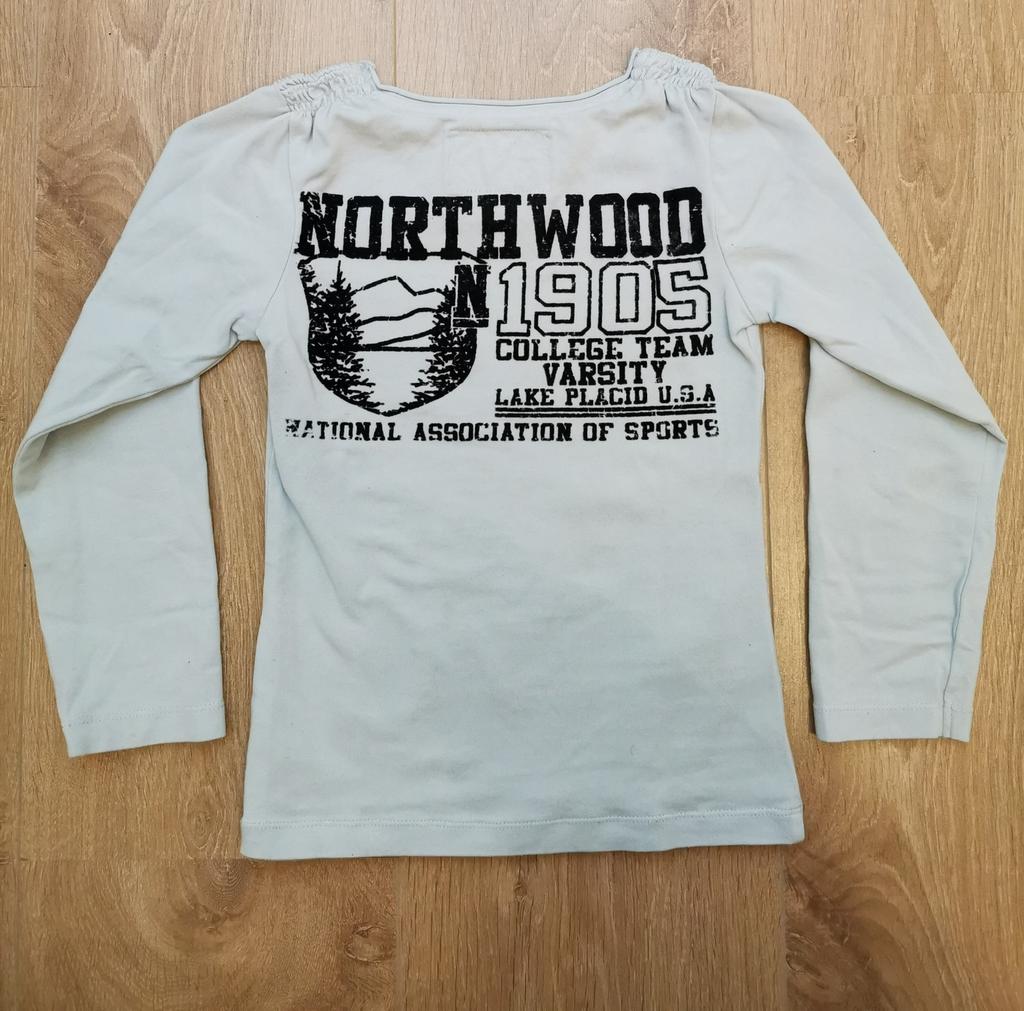 Hookipa meisjes longsleeve shirt lichtblauw maat 104, Ophalen of Verzenden, Gebruikt, Meisje, Shirt of Longsleeve
