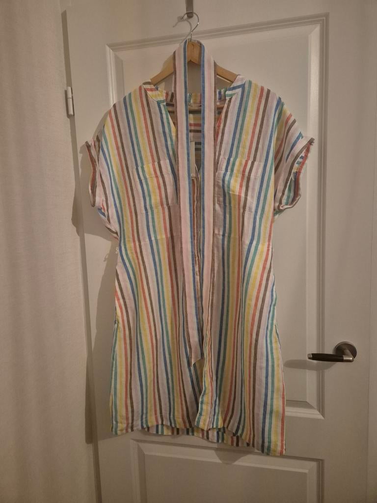 Boden gestreepte linnen tuniekjurk - Nieuw met kaartjes, Kleding | Dames, Jurken, Maat 38/40 (M), Overige kleuren, Boden, Nieuw