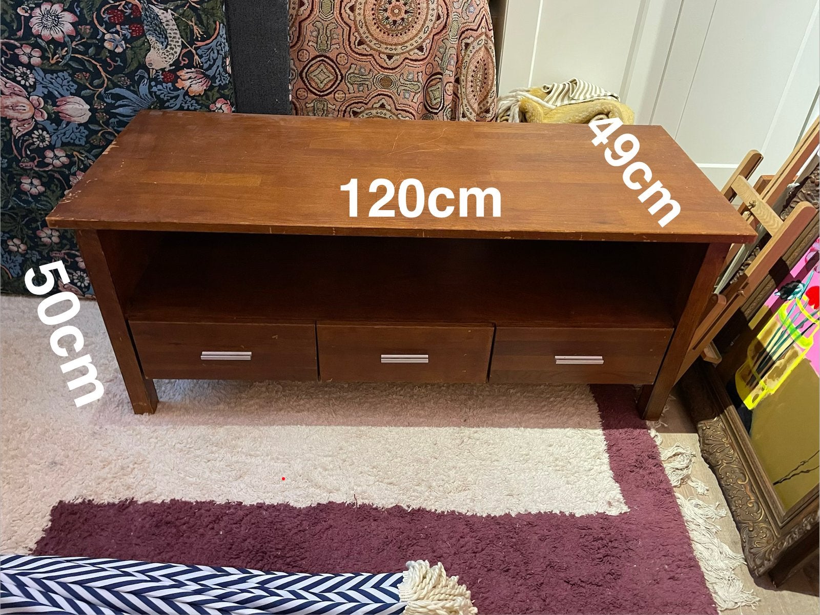 TV kastje, Ophalen of Verzenden, Gebruikt, Minder dan 50 cm