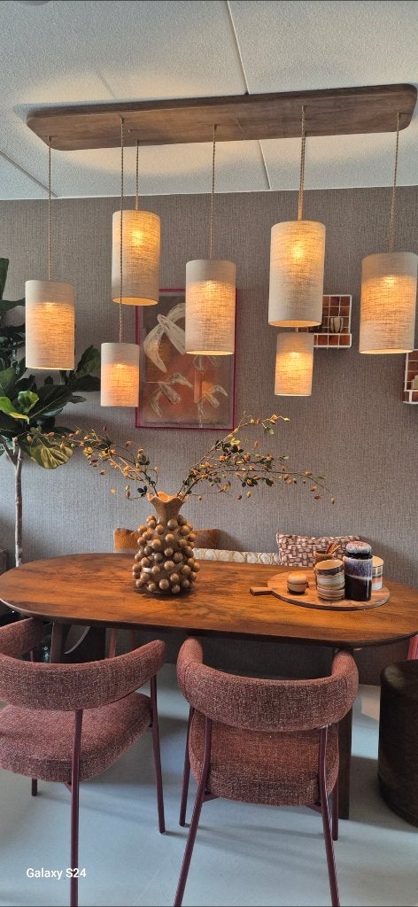Hanglamp voor boven eetkamertafel, Huis en Inrichting, Lampen | Hanglampen, Nieuw, 75 cm of meer, Modern, Metaal