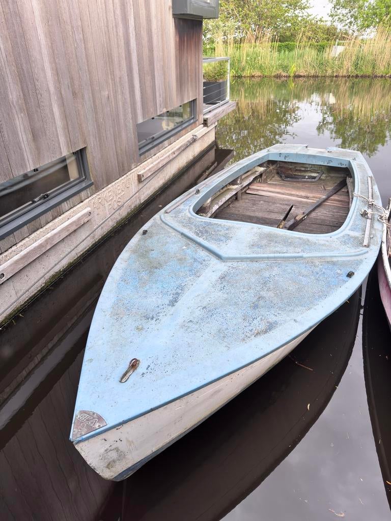 Gratis 4.5m polyester bootje, Ophalen of Verzenden, Zo goed als nieuw, Overige typen, Minder dan 15 m²