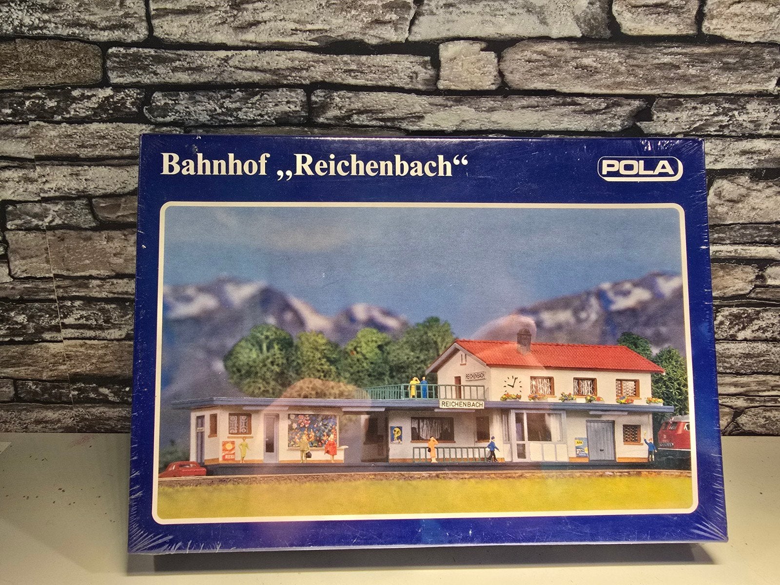 bouwdoos pola station reichenbach N spoor trein 1:160, Overige merken, Gelijkstroom of Wisselstroom, Brug, Tunnel of Gebouw, Nieuw
