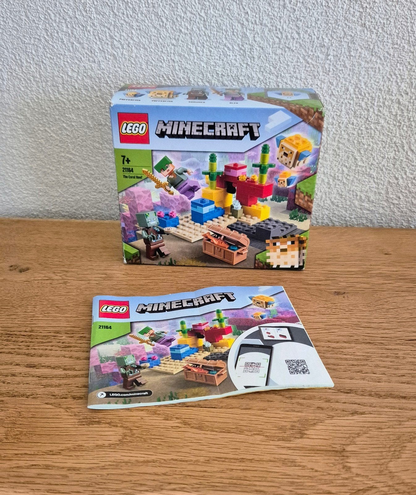 LEGO Minecraft 21164 Het Koraalrif - Nieuw in doos, Ophalen, Gebruikt