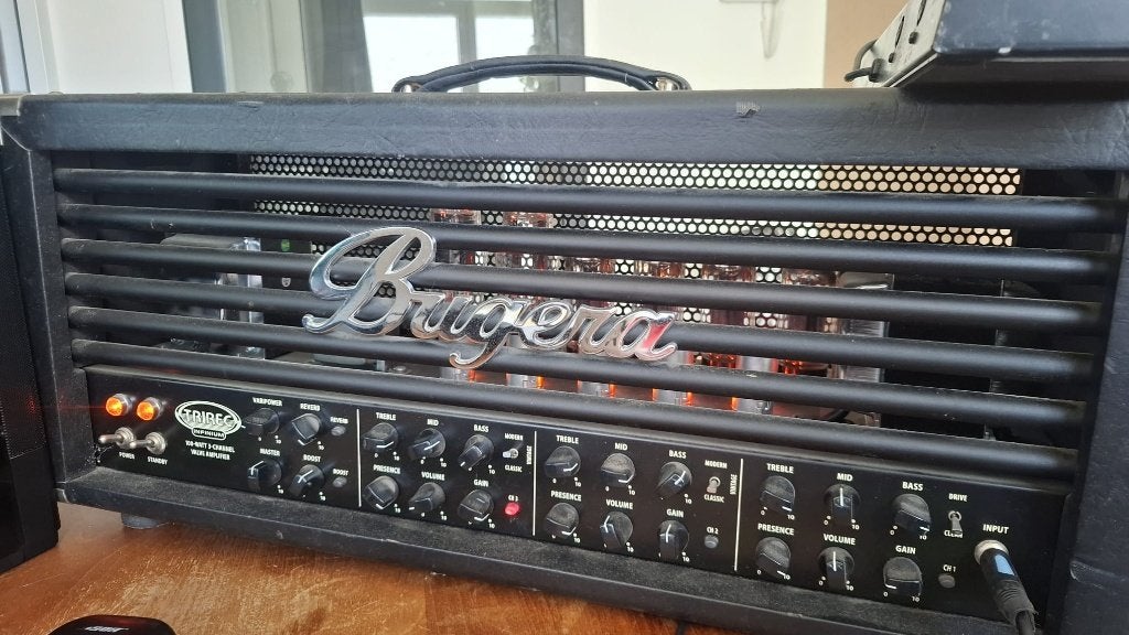 Bugera Trirec Infinium + floor controller, Muziek en Instrumenten, Versterkers | Bas en Gitaar, Ophalen, Gebruikt, Gitaar, 100 watt of meer