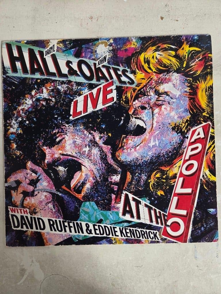 Vinyl lp HALL & OATES: LIVE, Beschermende buitenhoes, LP, Gebruikt, Pop