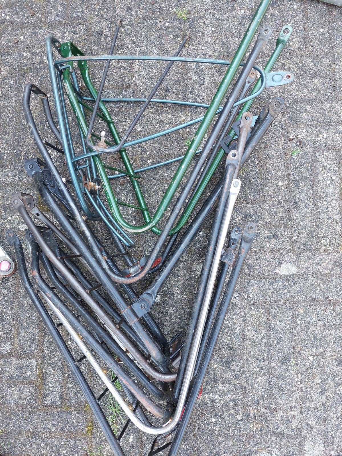 Alles in 1 koop heel veel  fietsonderdelen, Ophalen, Gebruikt, Overige typen, Staal