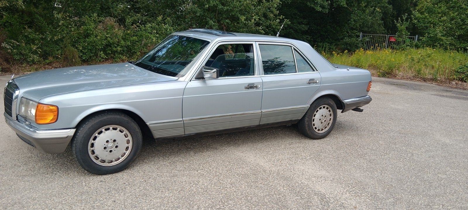 Mercedes 280SE 1983, Auto's, Automaat, Blauw, Mercedes-Benz, Particulier