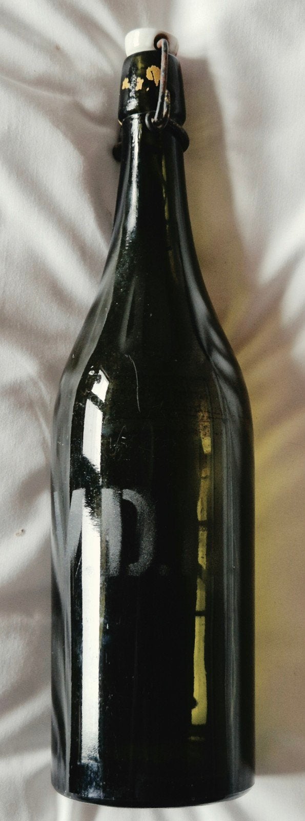 1950 oude fles bier Grande Brasserie  l'Ecluse Boortmeerbeek, Verzamelen, Ophalen of Verzenden, Flesje(s), Overige merken