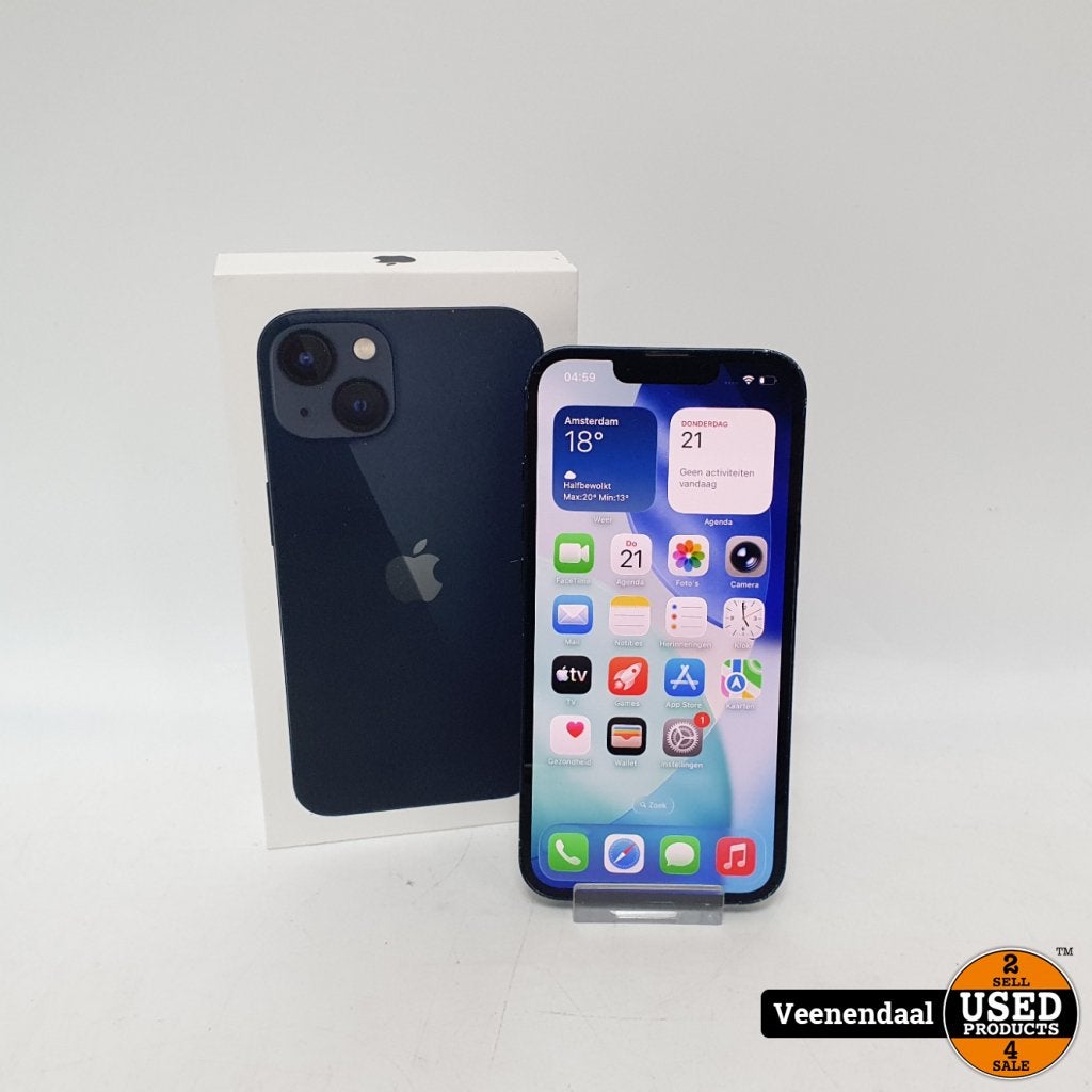 iPhone 13 128GB Blauw Compleet in Goede Staat - Accu 88%, Apple, Gebruikt, Support@apple.com, One Apple Park Way
Cupertino, CA 95014
United States