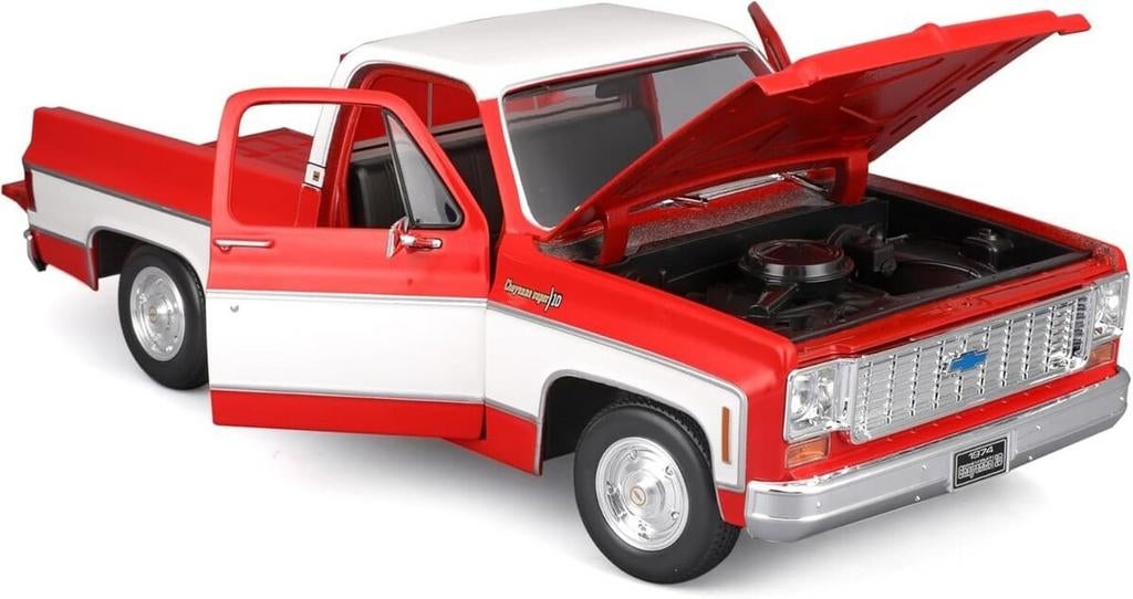 Chevrolet C10 Cheyenne Super 1974 - 1:18 - Maisto, Ophalen of Verzenden, Nieuw, Maisto