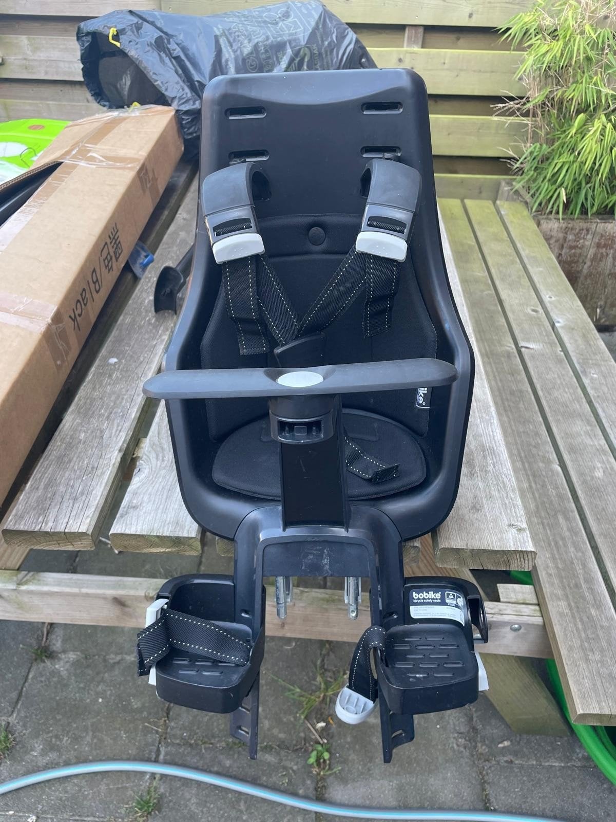 Bobike One Mini, Fietsen en Brommers, Fietsaccessoires | Fietsstoeltjes, Ophalen, Voetsteuntjes, Bobike One Mini, 0 t/m 18 kg