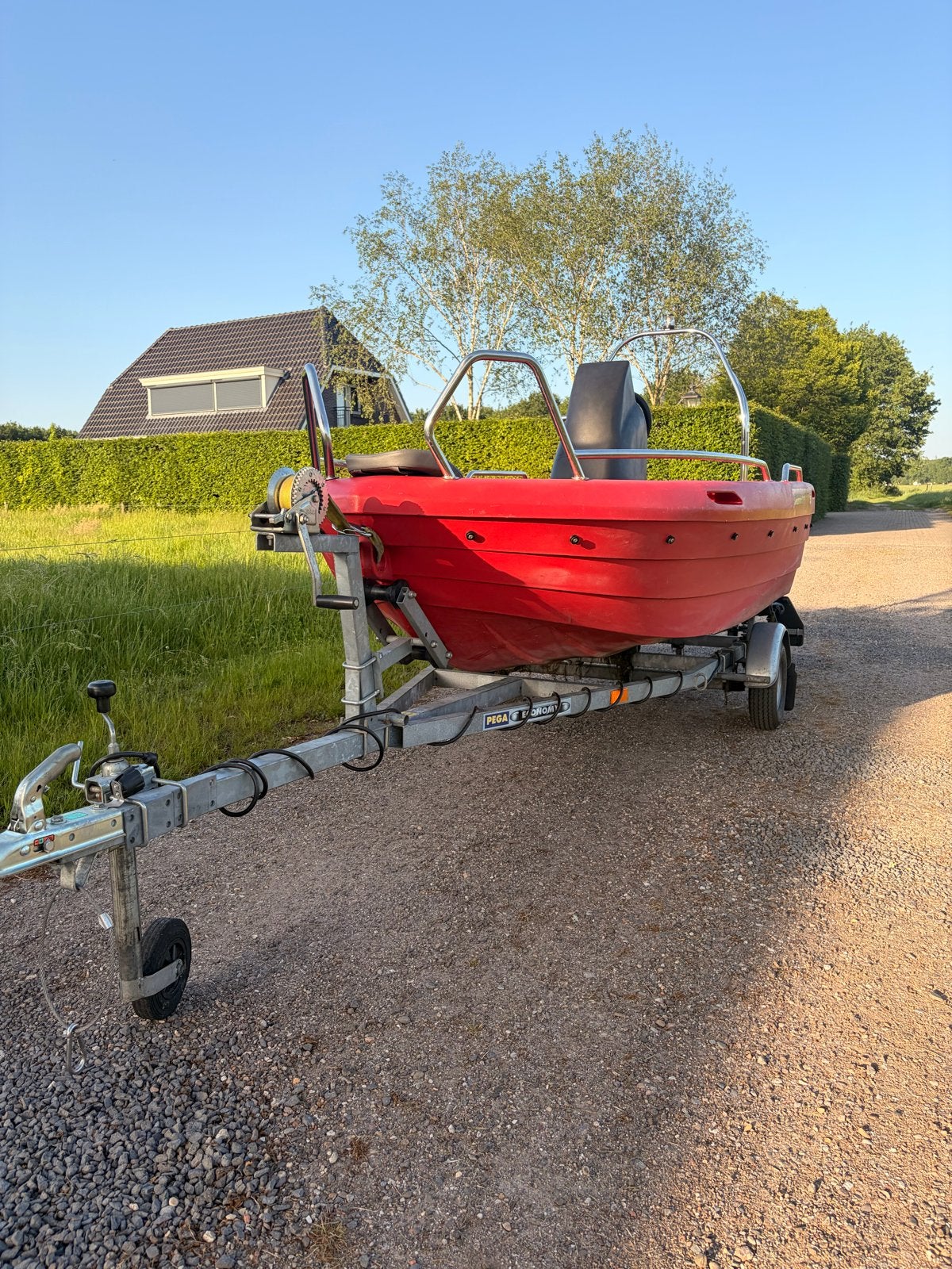 Complete Consoleboot met Afdekzeil, Watersport en Boten, Ophalen, Gebruikt, Afdekzeil, Geen motor