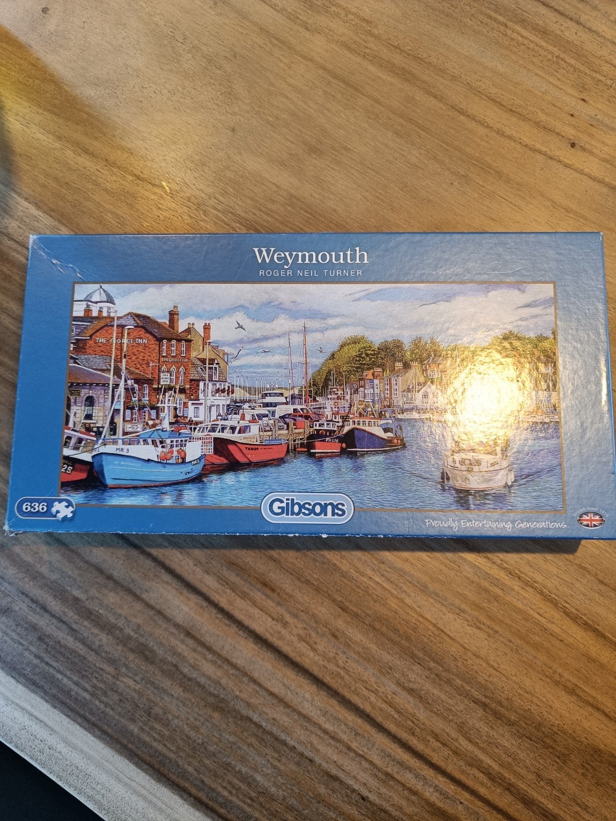 Gibsons Legpuzzel Weymouth 636 stukjes, Ophalen of Verzenden, 500 t/m 1500 stukjes, Gebruikt, Legpuzzel