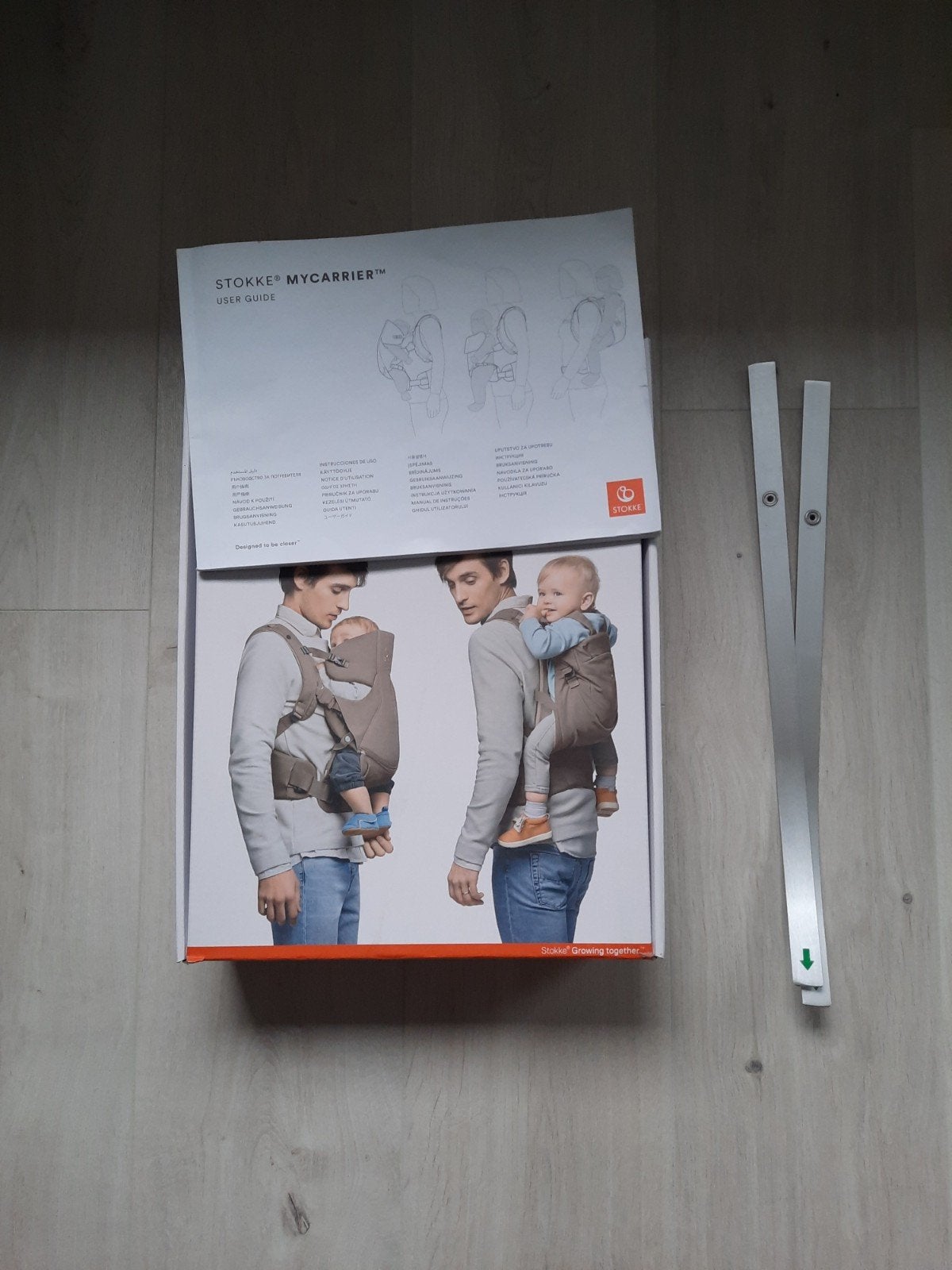 Stokke mycarrier buik en rugdrager grijs, Kinderen en Baby's, Overige merken, Buik of Rug, Ophalen of Verzenden, Zo goed als nieuw